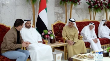 استقبل التهاني رمضان.. سعود بن صقر يواصل استقبال المهنئين